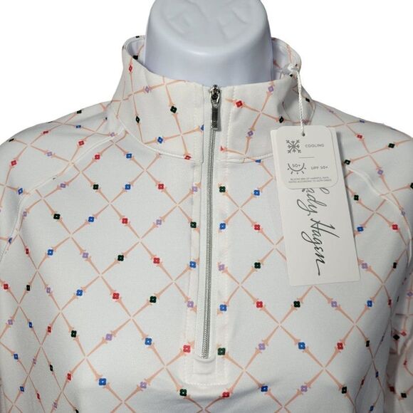 Lady Hagen Golf Pullover 1/4 Zip Long Sleeve Shirt Womens Size Small UPF 50 NEW - Picture 16 of 16